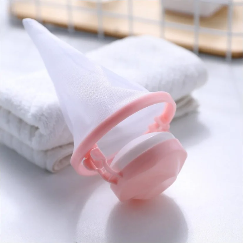 1Pcs Washing Machine Bag Mesh Filtering Hair Floating Laundry Device Wool Washer Style Cleaning Needed Cleaner