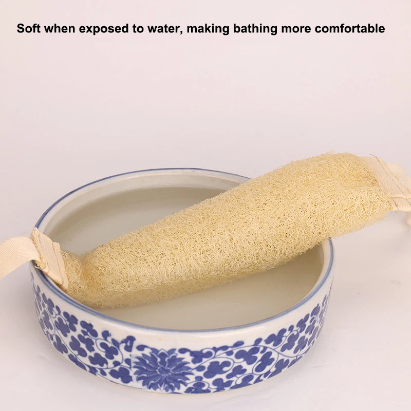 

1 PCS Loofah Soft Exfoliating Body Scrub Bath Shower Spa Massage Bath Brush Scrubber Sponge Back Strap Skin Cleaning Tool