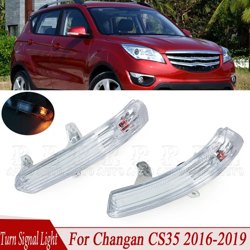 Luz de señal de giro para espejo retrovisor, lámpara de señal de giro con bombilla, estilo de coche para Changan CS35 2016 2017 2018 2019