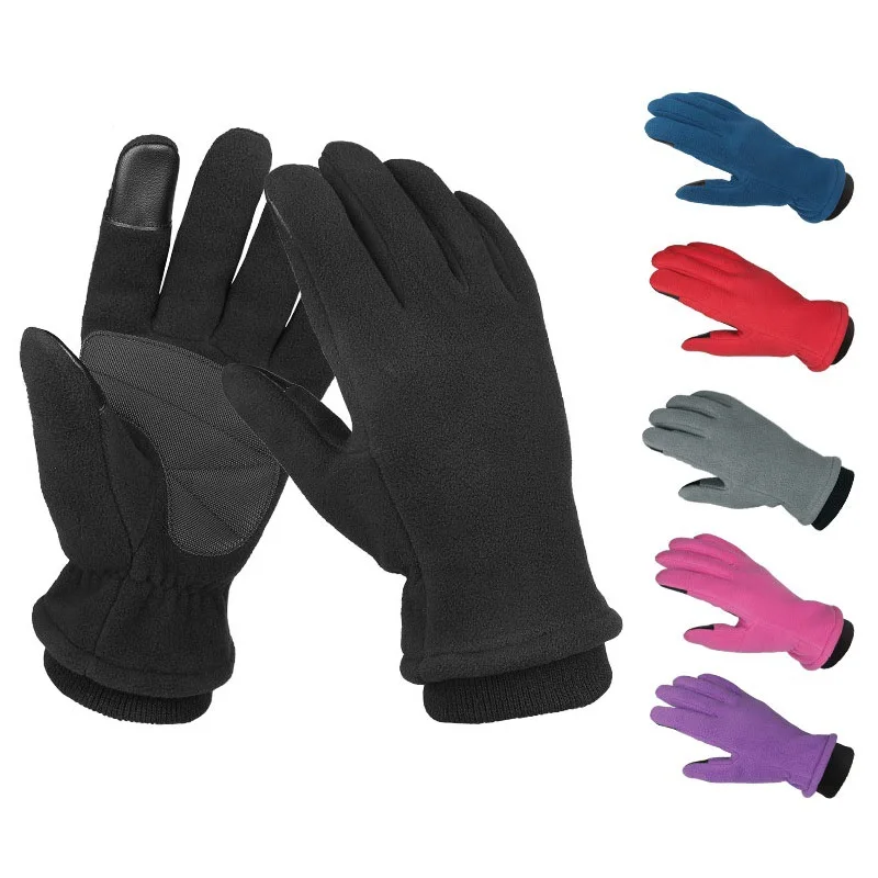 

Winter Warm Gloves Windproof Water-Resistant Touchscreen Cycling Outdoor Sports Cold Weather Motorcycle Bicycle Riding Gloves