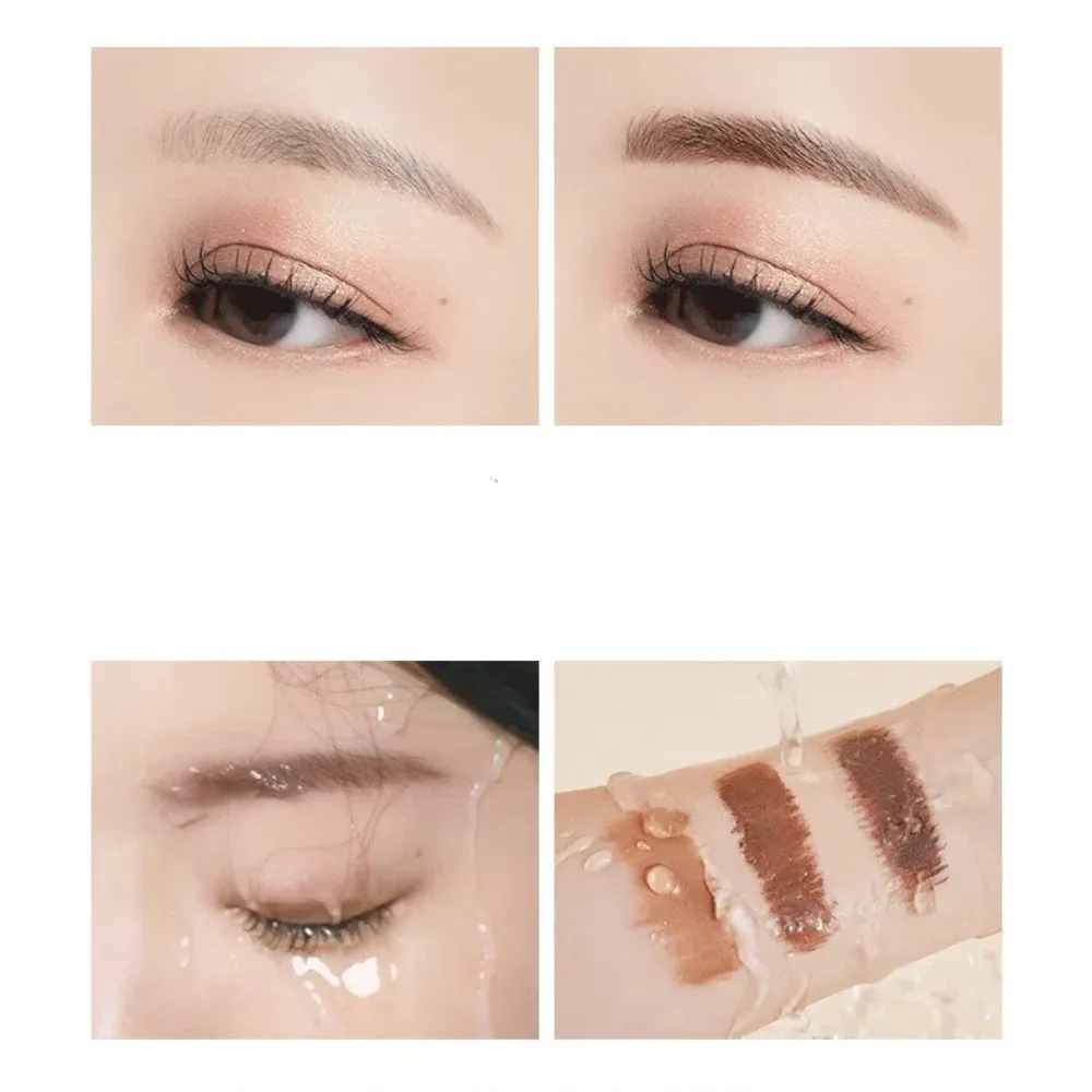 Comstic Tools 3 색 눈썹 크림 오랫동안 지속되는 Sweatproof 눈썹 강화제 크림 방수 뷰티 눈썹 눈썹 마스카라