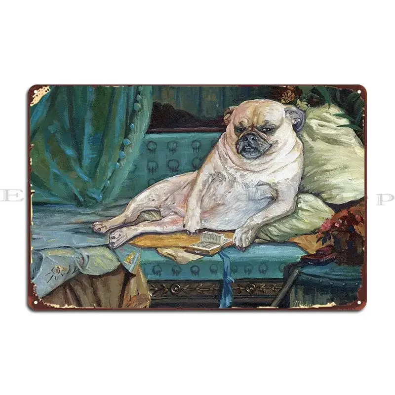 Madame Buffy Dumplin In Her Boudoir Metal Sign Bar Garage Printing Custom Garage Decoration Tin Sign Poster