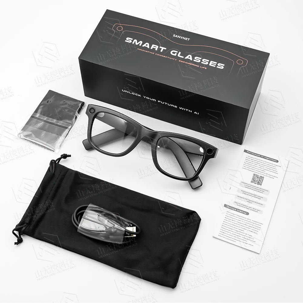 

Smart Wearable Headset AG01 Outdoor Sunglasses ChatGPT AI Translation Video Recording Smart Glasses