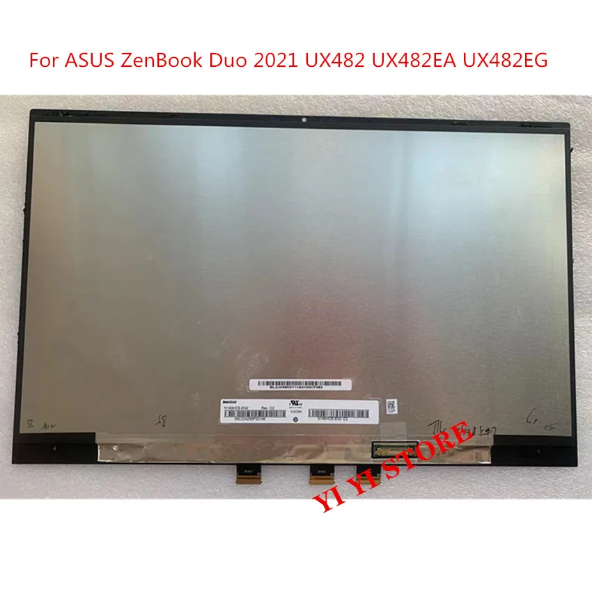 Original FHD LCD Screen With Touch For ASUS ZenBook Duo 14 UX4100E UX482 UX482EA UX482EG UX4100EA