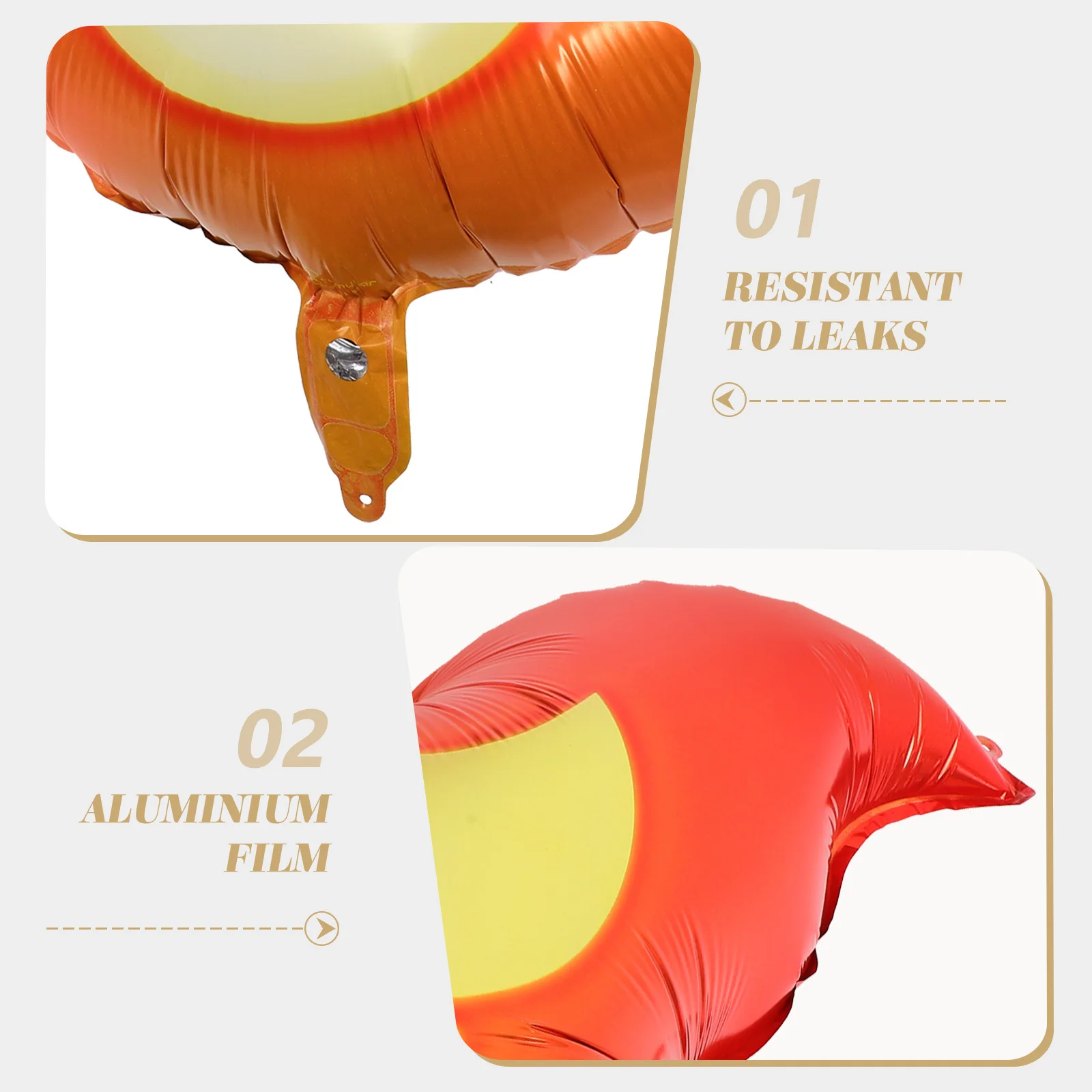 

5Pcs Fire Flame Balloons Aluminum Foil Party Decorations Firefighter Birthday Party Supplies Durable Leak Resistant