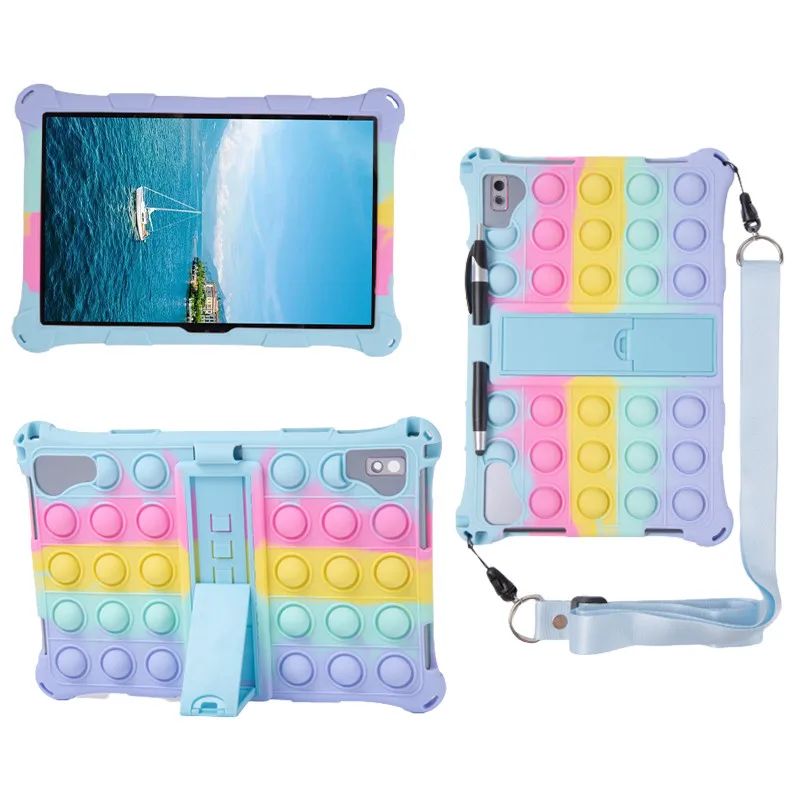 Funda protectora para tableta BMAX MaxPad I10 Plus de 10,1 pulgadas, Funda de silicona suave con soporte para niños