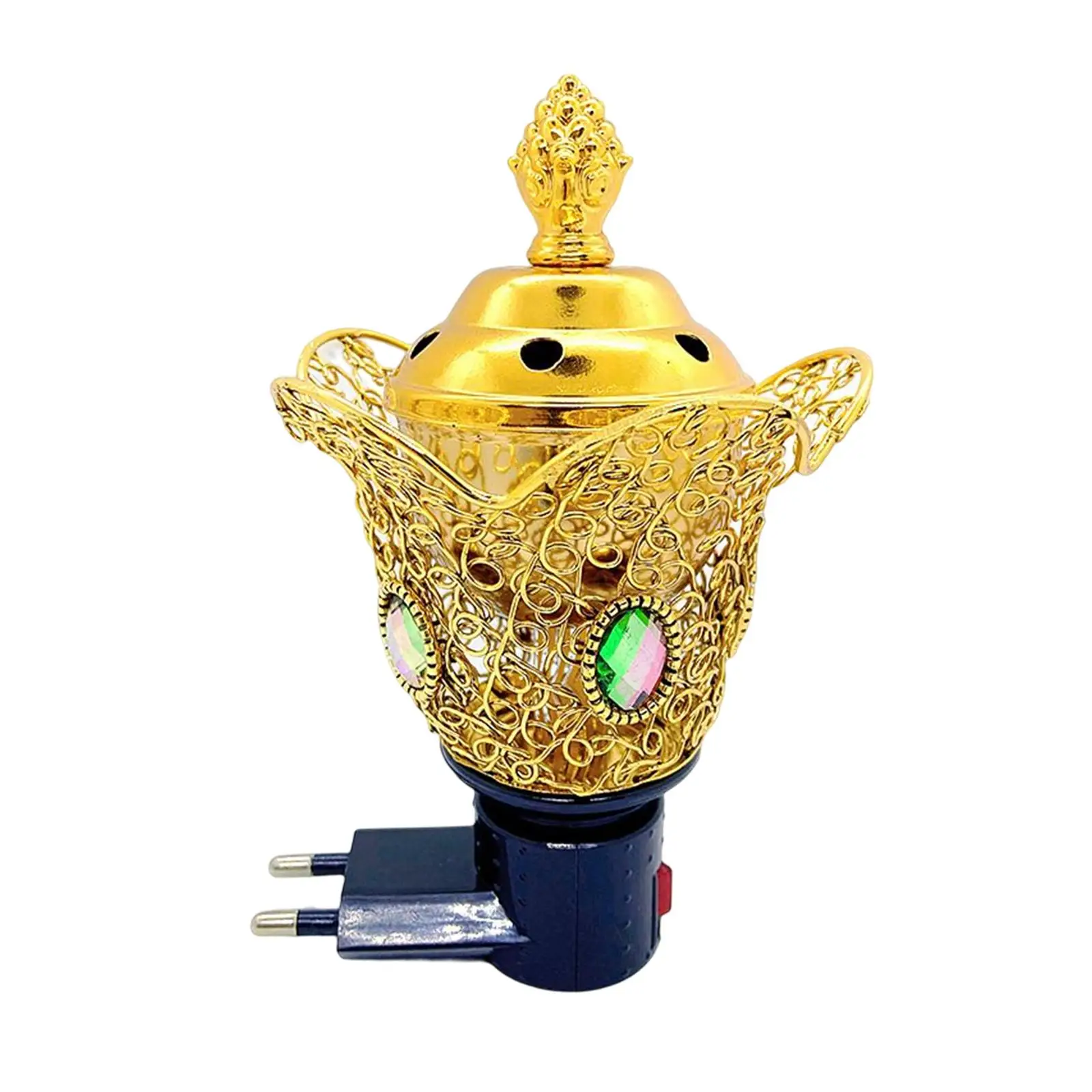 Burner Electric Frank Resin Burner  Holder Arab Craft Portable Ornament  Diffuser for Gift