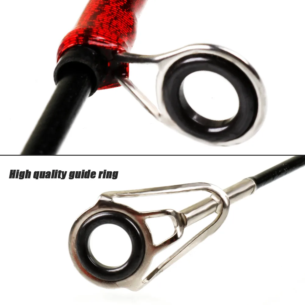 Sougayilang صنارة صيد الجليد الصغيرة تلسكوبية لصيد الأسماك على الجليد مع قبضة خشبية - المعدات الأساسية لصيد الأسماك على الجليد في الشتاء