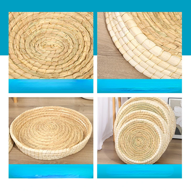 Straw Weaving Cat Nest Dog Nest Cat Toy Cat Scratch Board Four Seasons Cat Claw Basin Chicken Nest Goose Nest Pet Supplies