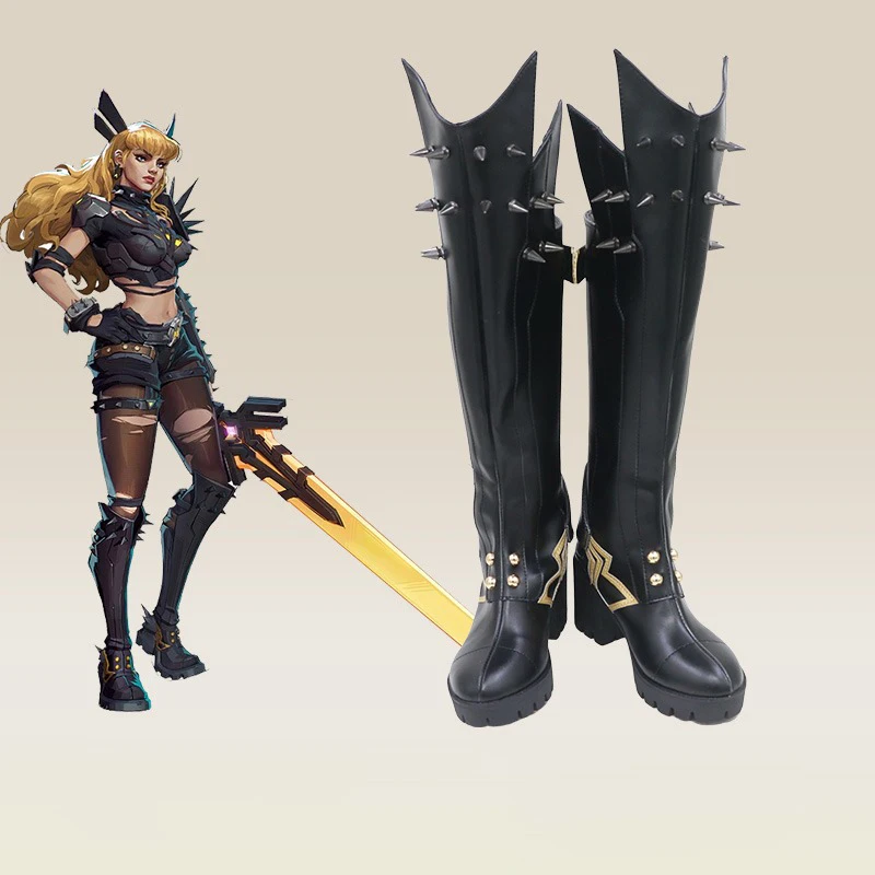 Magik Cosplay Schuhe Anime Zubehör Cosplay Requisiten PU Leder Schuhe Halloween Karneval Stiefel Nach Maß