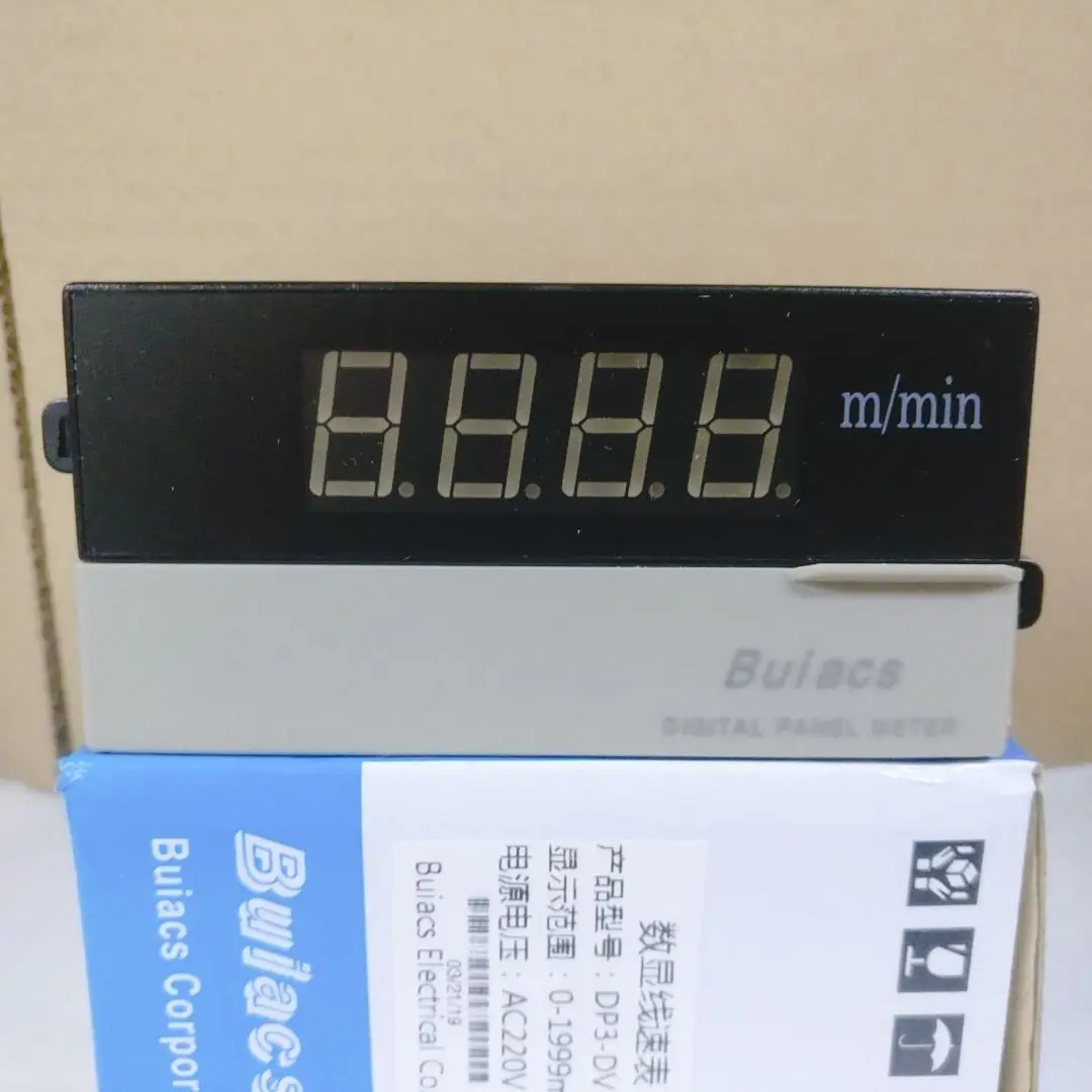 Jianli BUIACS Digital Tachometer Line Tachometer DP3-DV-SM2 10VDC/1999M/min