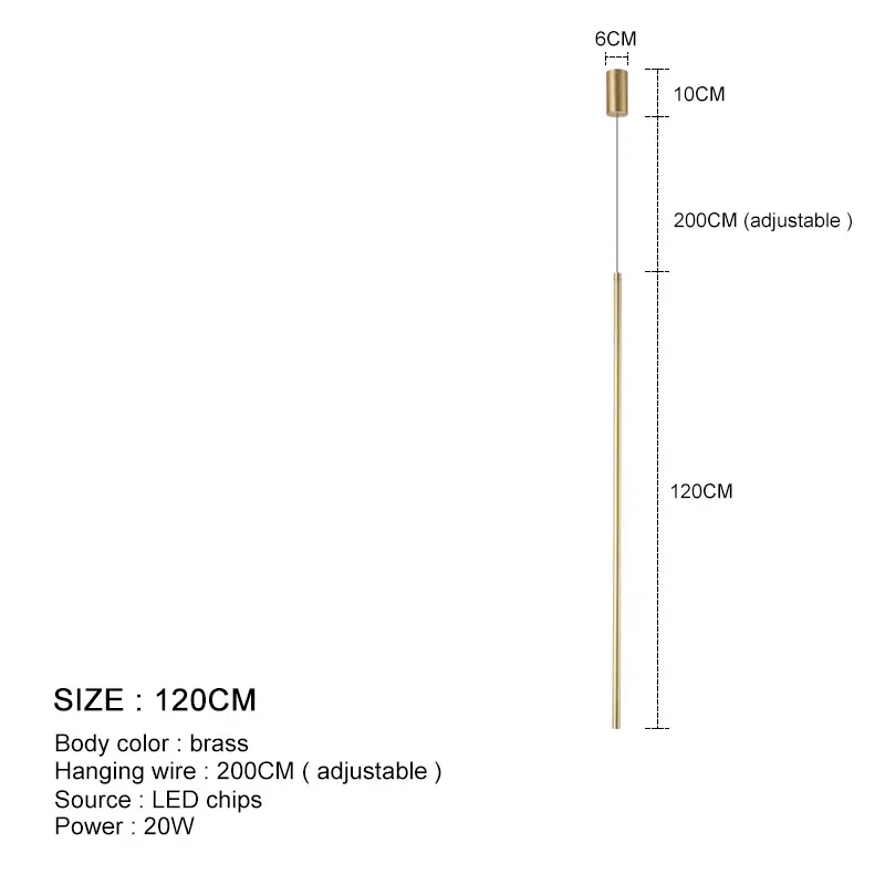 Moderne LED langere hanglampen eetkamer slaapkamer decor nachtkastje zwarte achtergrond hanglamp kroonluchters restaurantarmaturen