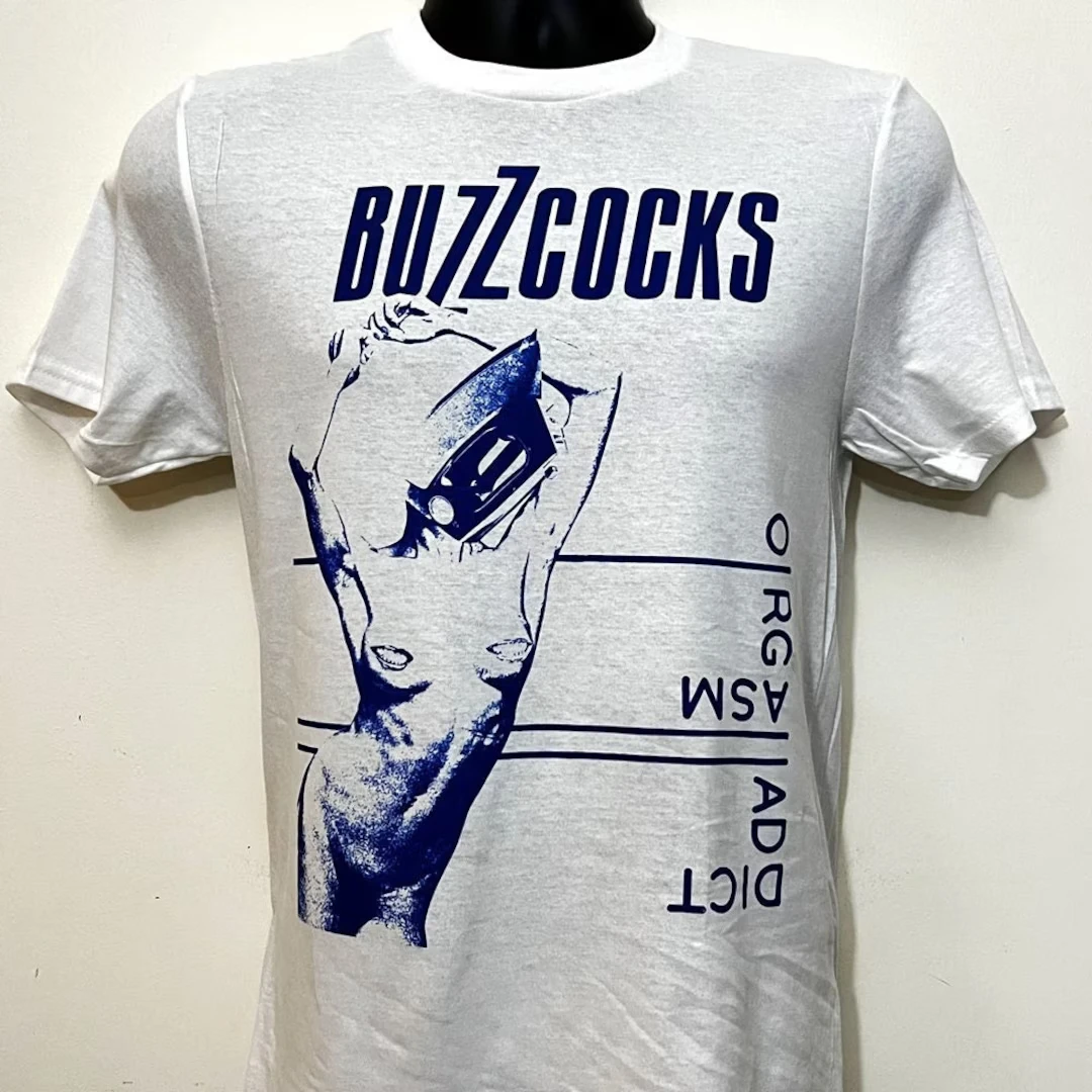 BUZZCOCKS - Retro 70s Vintage Punk Rock - Music Tee Oversized Printed Round Neck T-shirt