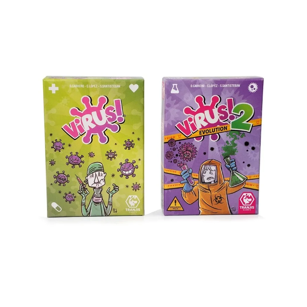 Virus! - Juego de cartas - El Juego mas contagioso. Edicion Española. +8 años VIRUS! 2 Evolution (Expansión) - Juego de cartas (