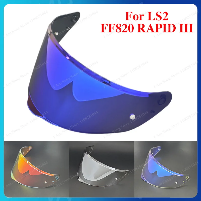 Motorcycle Helmet Lens For LS2 FF820 RAPID III Anti-UV Dustproof Windproof Transmittance Helmet Visor Replacement Helmet Visors