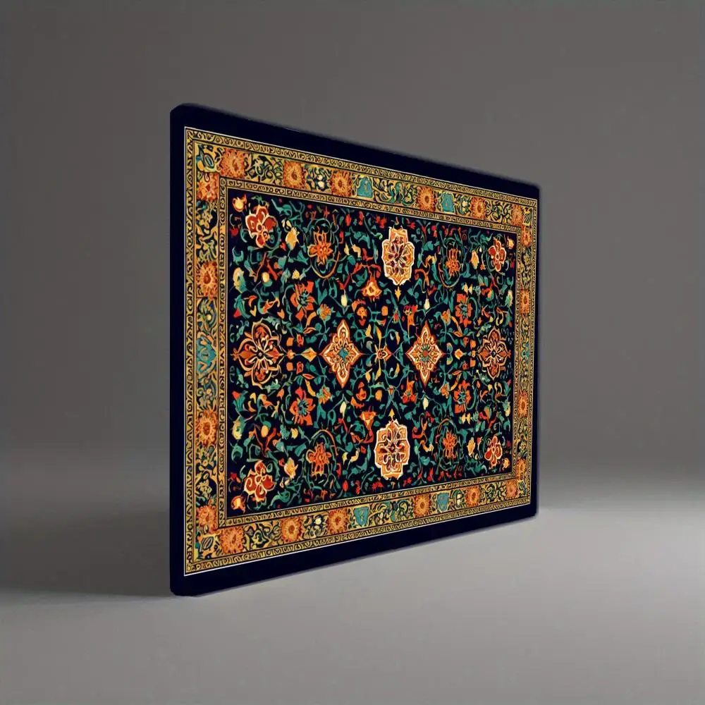 European Retro Square Mousepad Persian Pattern Mouse Pad Keyboard Portable Desk Mat Deskmat Office PC Accessories Gifts