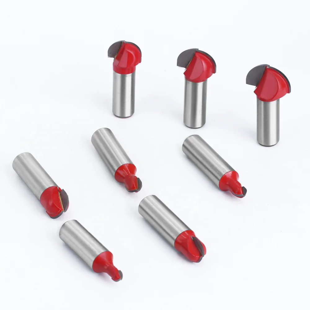 1/2 Handvat Ronde Bodem Mes Ronde Kop Mes Houtbewerking Halve Cirkel Relief Mes Houtbewerking Tool Computer Graveermachine B