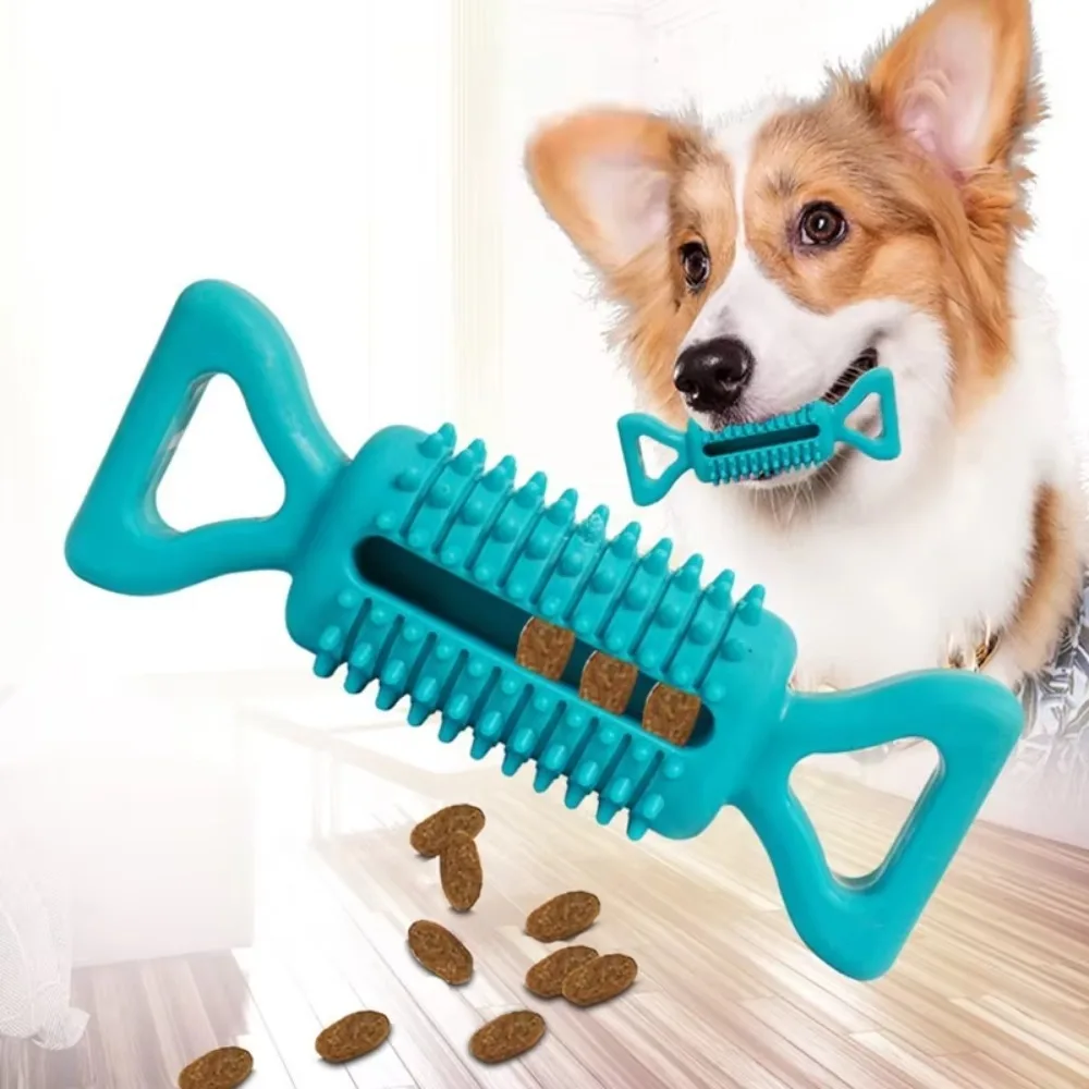 Hundehohles Ballspielzeug, Gummi-Kauspielzeug für Hunde, Reinigung der Zähne, Backenzahn, bissfestes Spielzeug mit Glocke, Welpen-Trainingsspiel – Detail 26