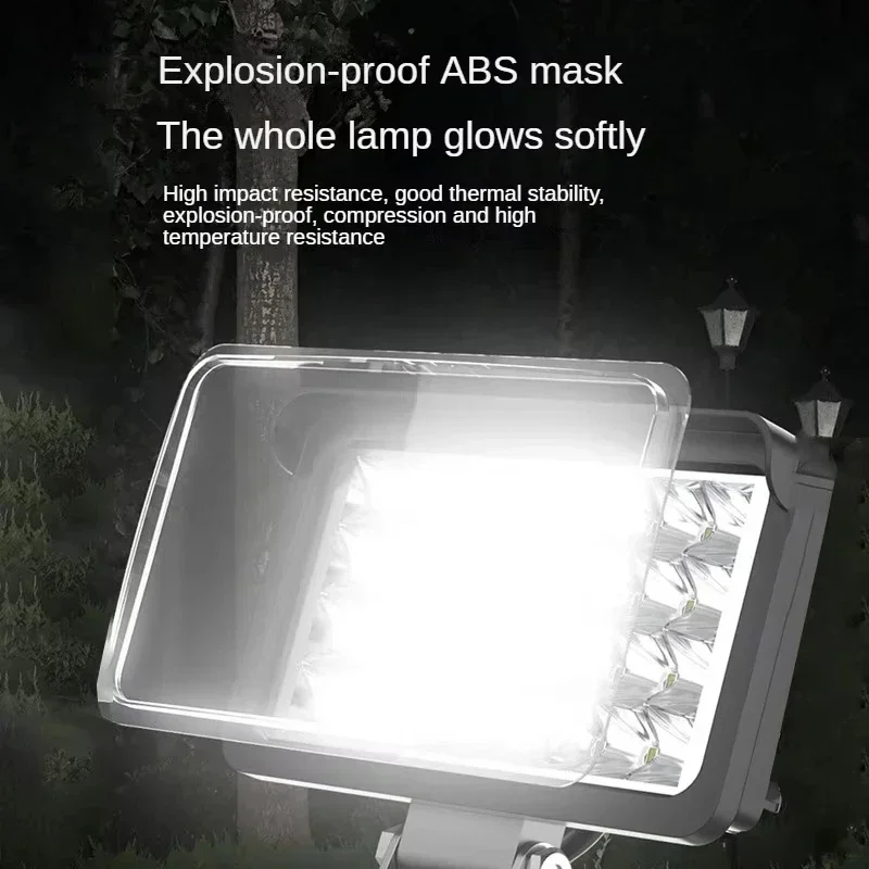 

Светодиодный светильник для батареи Makita, 4 дюйма, портативный прожектор, беспроводной, для работы на открытом воздухе, для рыбалки, ручной аварийный инструмент, без батареи, без USB