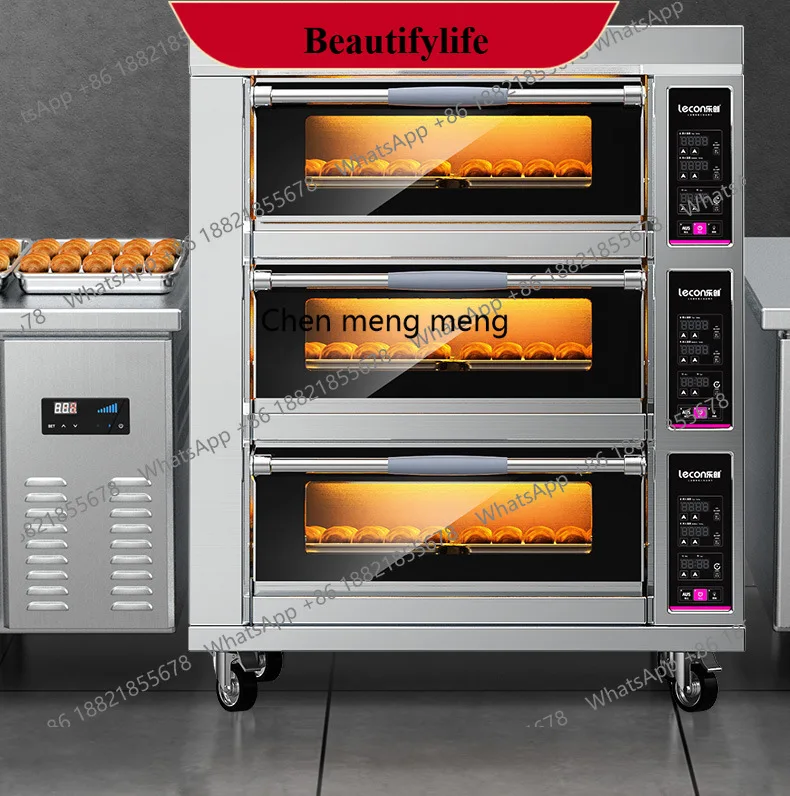 E132 فرن تجاري مخبز فرن كهربائي كبير فرن مخبز بيتزا كعكة القمر