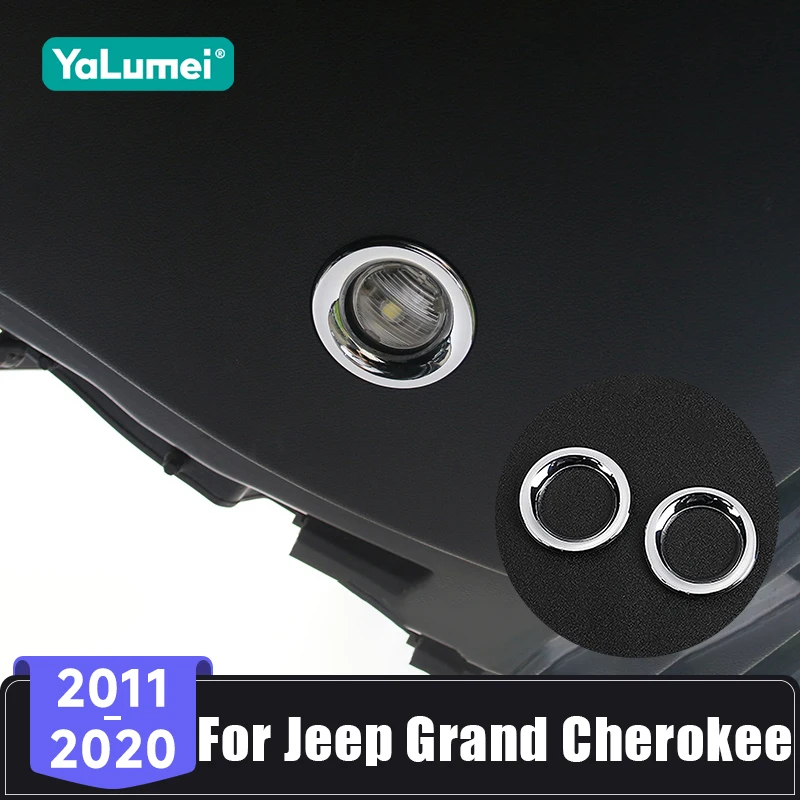 Für Jeep Grand Cherokee WK2 2011 2012 2013 2014 2015 2016 2017 2018 2019 2020 ABS Auto Heckklappe Lesen Licht lampe Trim Abdeckung