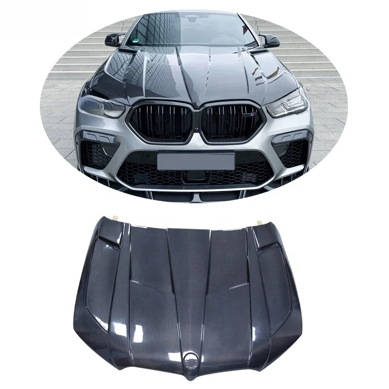

LD Style Carbon Fiber Hood for G06 X6 Engine Bonnet Engine Cover
