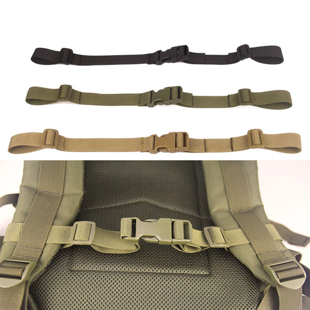 2 Pcs Backpack Chest Strap Adjustable Backpack Heavy Duty Chest Strap Belt For Hiking Jogging Non-Slip Pull Nylon Chest Strap