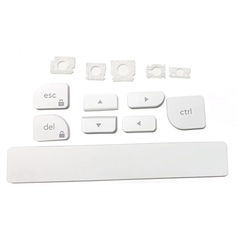 

Replacement Brand New Keycap Key Cap Scissor Clip Hinge Button For Logitech MX Keys Mini White Space cap, Up, Down, left Right