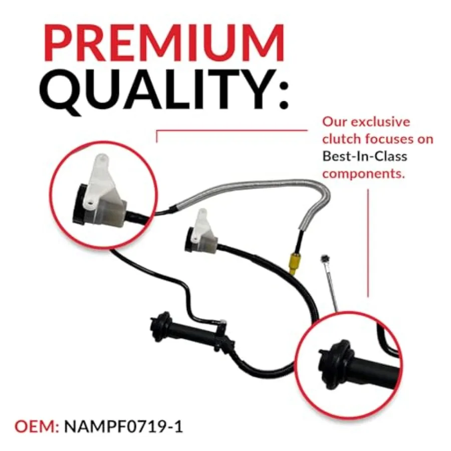 أسطوانة القابض الرئيسية وأسطوانة الرقيق لـ 19972008 F150 F250 4.2L V6 4.6L V8 Heritage FX2 STX XL XLT XTR STX Flotillera Lar