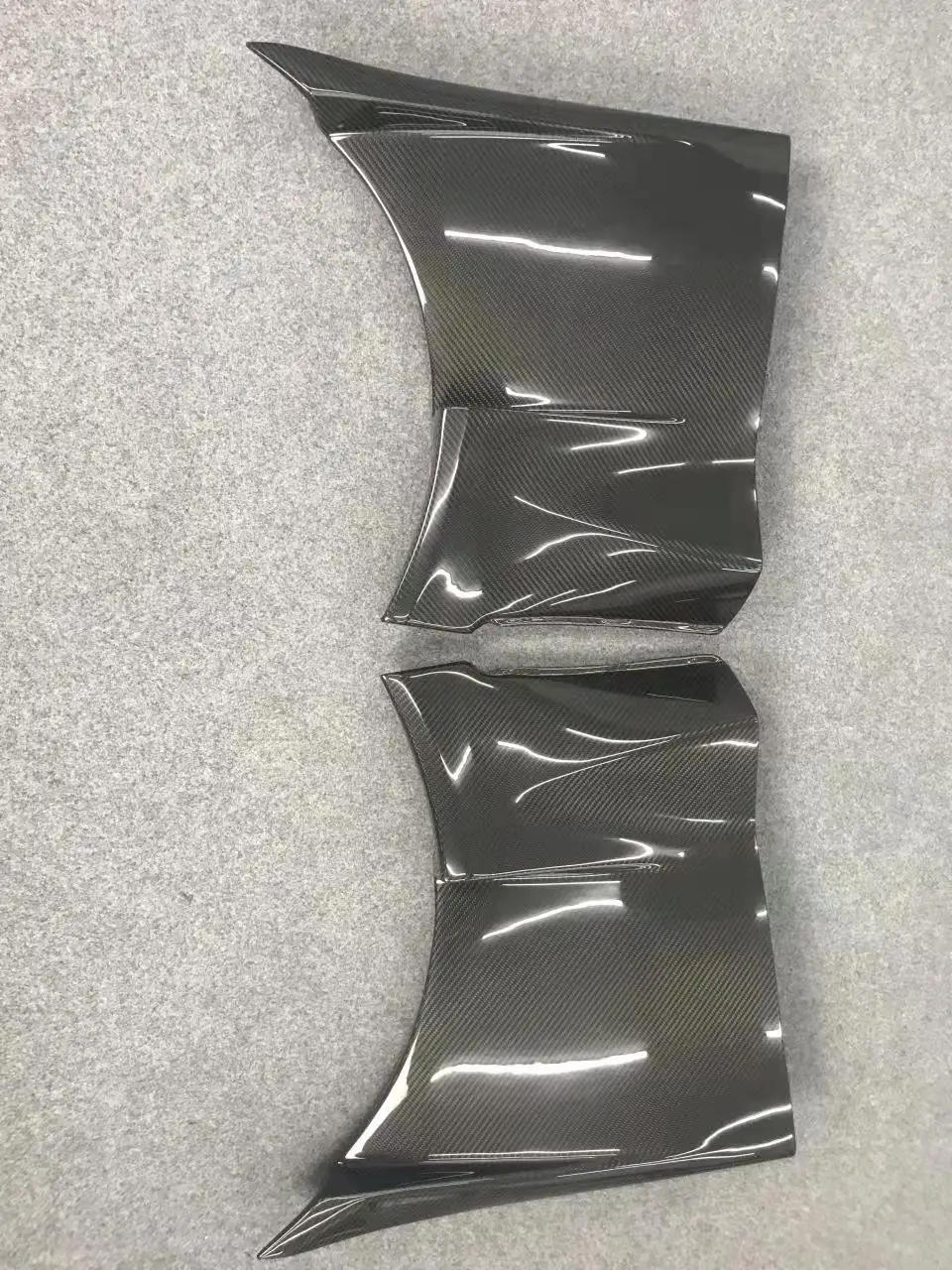 ألياف الكربون الأكثر مبيعا Evs نوع ألياف الكربون مصدات السيارات لتويوتا سوبرا A90 الجانب الحاجز