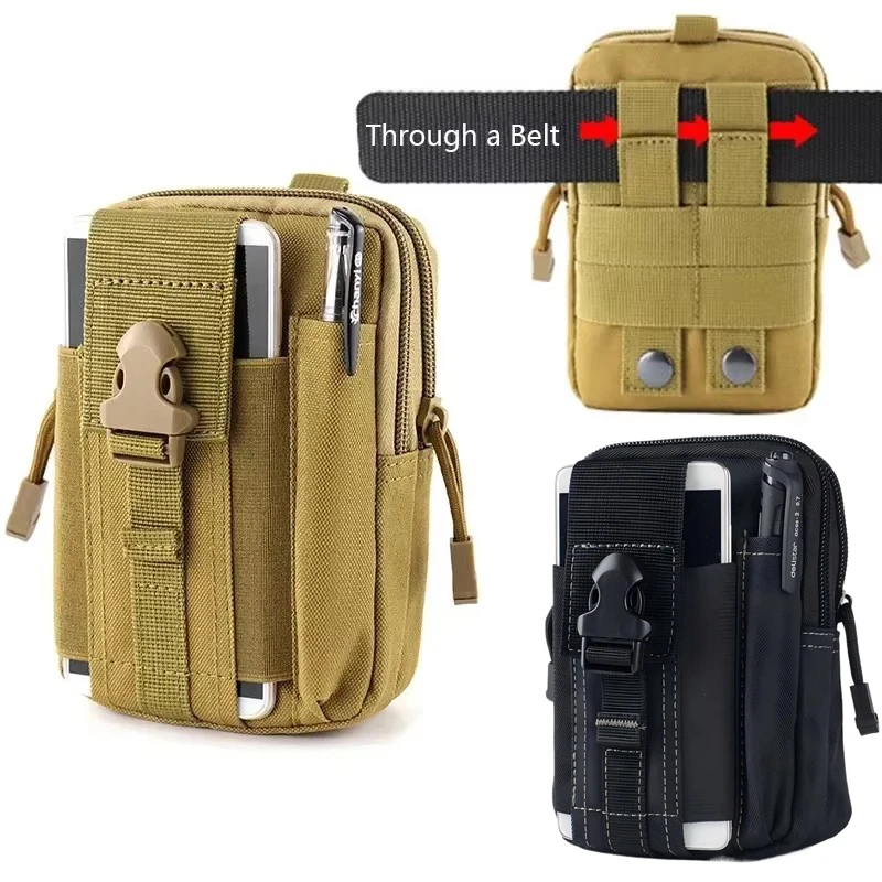 Molle Pouch Multipurpose Waist Bag Tactical Holster Waist Belt Pack Wallet Pouch Purse Phone Case
