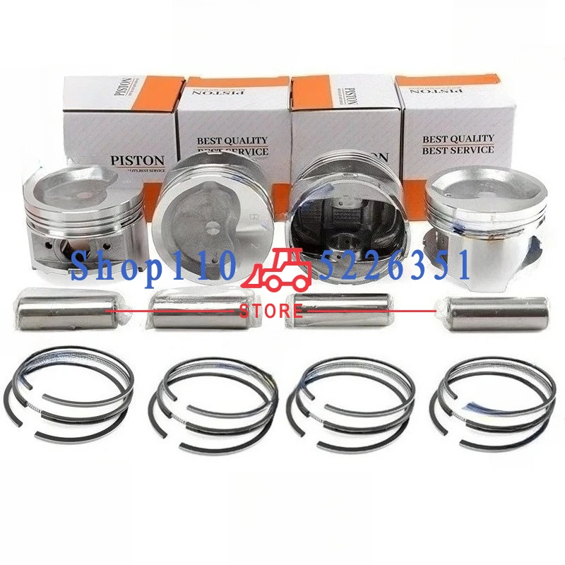 

4Y Engine Piston With Pin Lock + Piston Ring 4-cylinder 13101-73030 91*1.5+1.5+4 For 5-6FD
