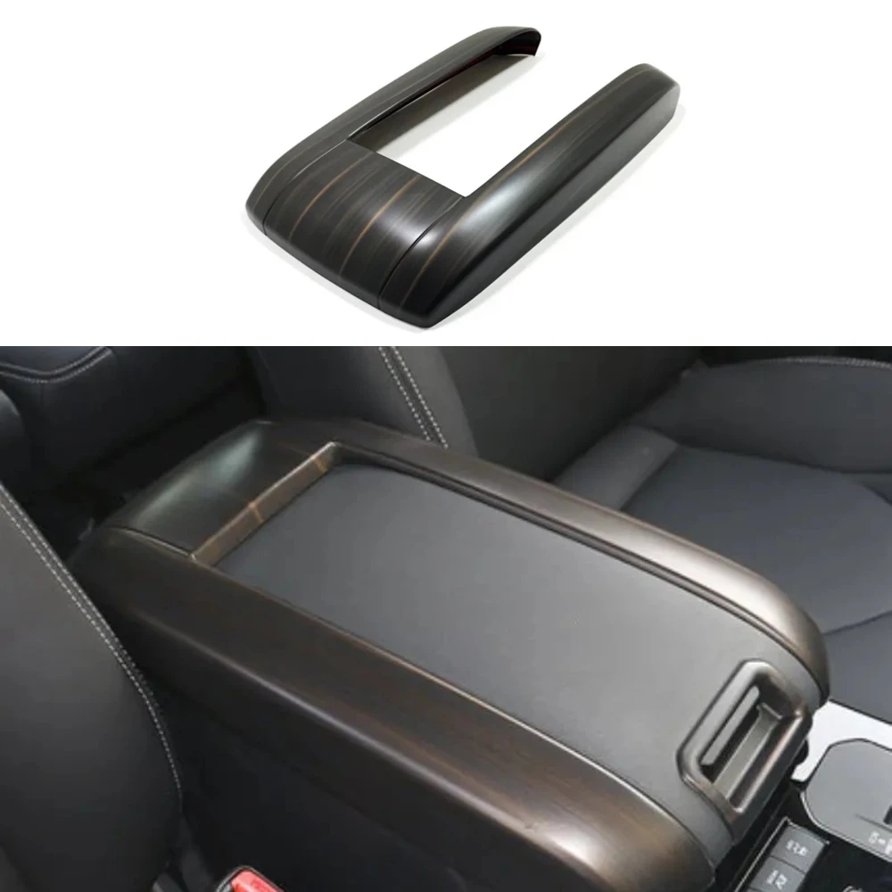 For Toyota Highlander XU70 2020 2021 2022 2023 Central control armrest box cover car seat armrest panel decoration accessories