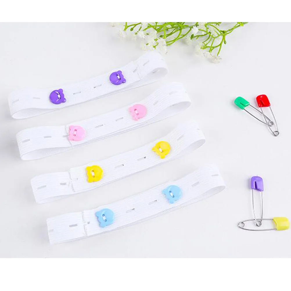 

20Pcs Soft Comfortable Infant Diaper Tape Safety Nappy Fixing Belt Adjustable Nappy Buckle Fasteners Elastic Diapers Strips