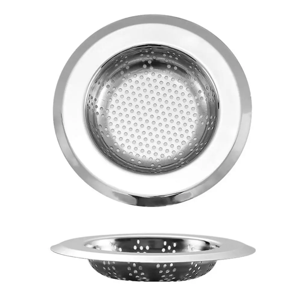 1PCS Kitchen Sink Filter Stainless Steel Mesh Sink Strainer Filter Bathroom Sink Strainer Drain Hole Filter Trap Waste Screen