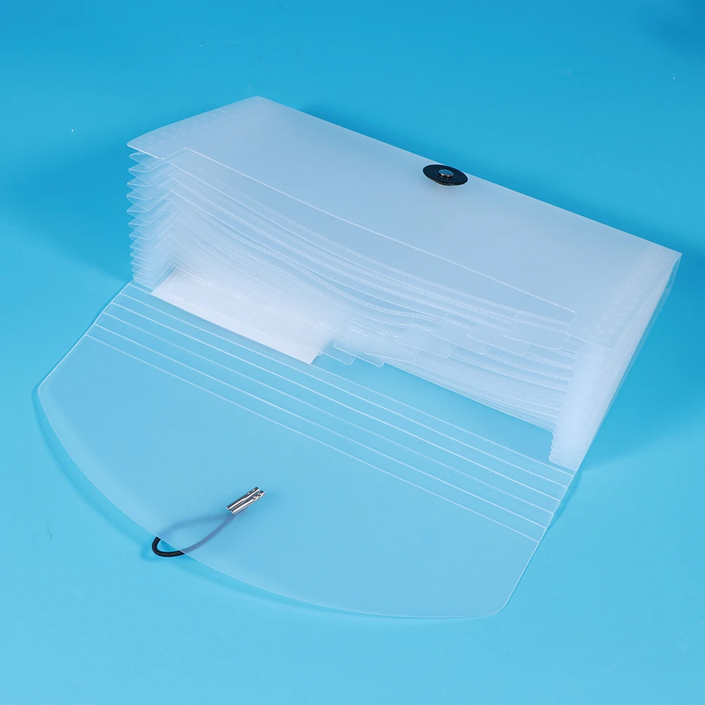 

2pcs Folder Accordion Organizer Waterproof Document Binder Storage Stationery for Daily Use Multiple