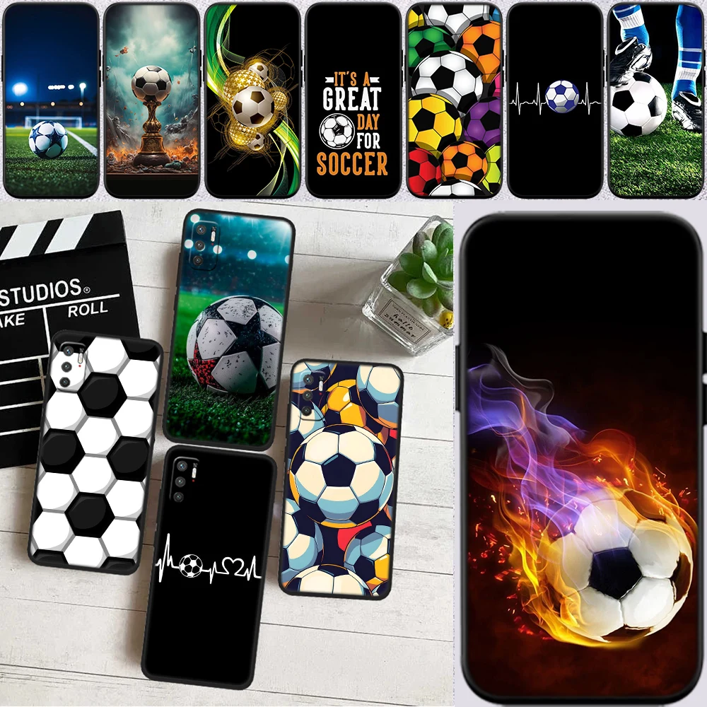 Football Poster Soccer New High-End Phone Case for Xiaomi Poco C40 C50 C51 C55 C65 C71 C75 F5 F6 F7 M2 M3 Pro Ultra