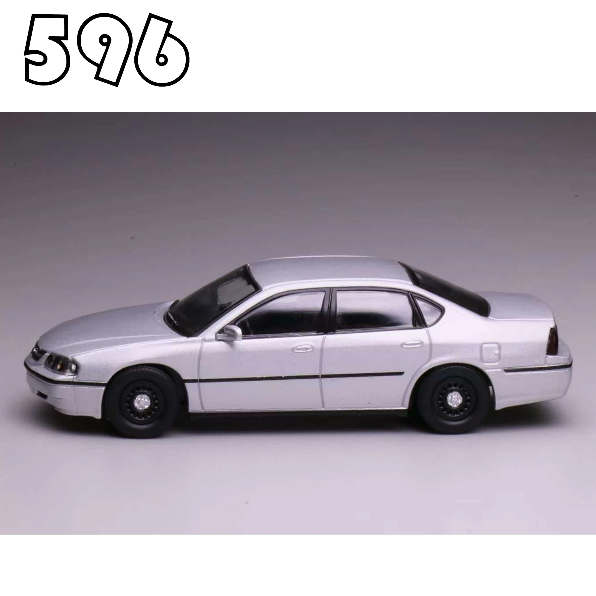 596 1/64 Chevrolet Impala - Der Prototyp des amerikanischen Polizeiautos der NYPD aus Legierungsdruckgussmetall, Spielzeug für Kinder und Jungen – Detail 10