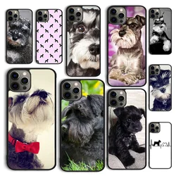 Autumu Miniature schnauzer puppy dog Phone Case Cover for iPhone 17 Air 16 16e 15 12 11 13 14 Pro Max Plus Coque