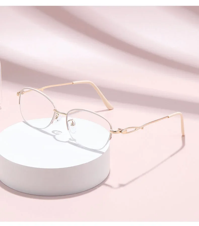 Anti-Blaulicht-Lesebrille, Elegante Lesebrille für Damen, Computer-Lesebrille mit Sehstärke – Detail 13