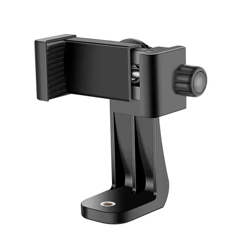 ZLRLMHY Tripod Adapter Universal 360 Degree Mobile Phone Clip Compatible With 1/4 Screw Cellphone Holder Desk For iphone