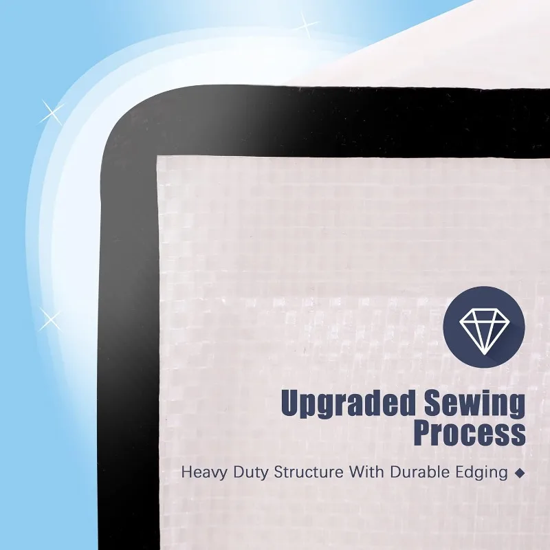 12 упаковок больших прочных транспортных сумок с застежкой-молнией и ручками для переноски — водонепроницаемая — сверхпрочная сумка для хранения