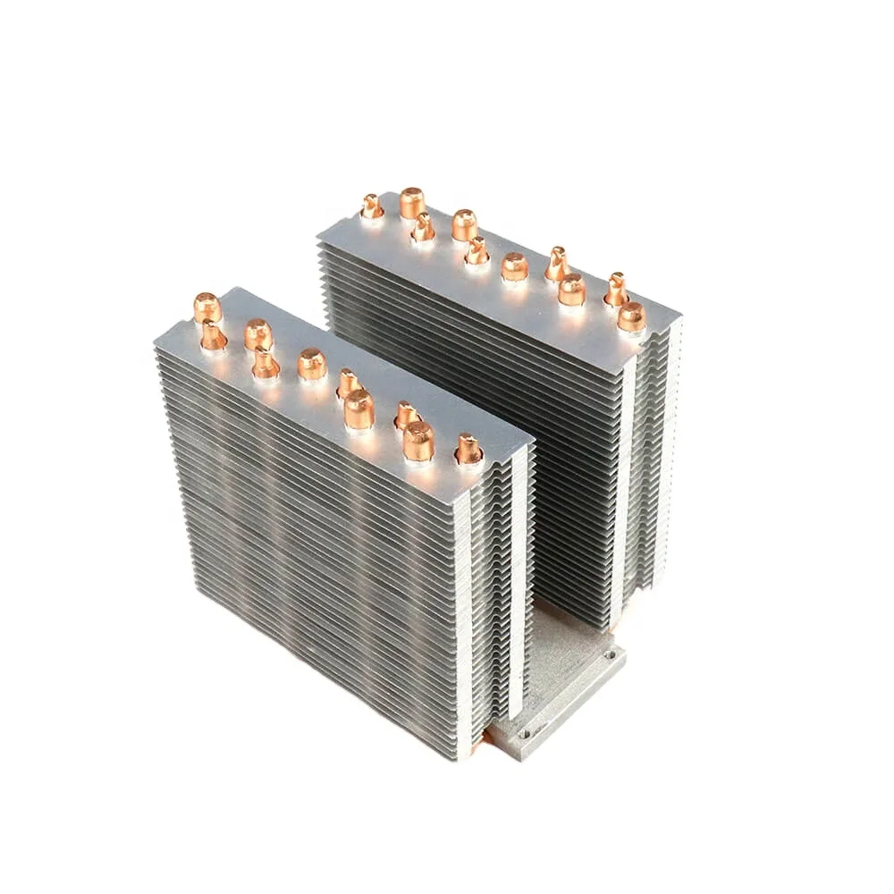 

Copper tube radiator twin tower 10 heat pipe computer case cooling heatsink