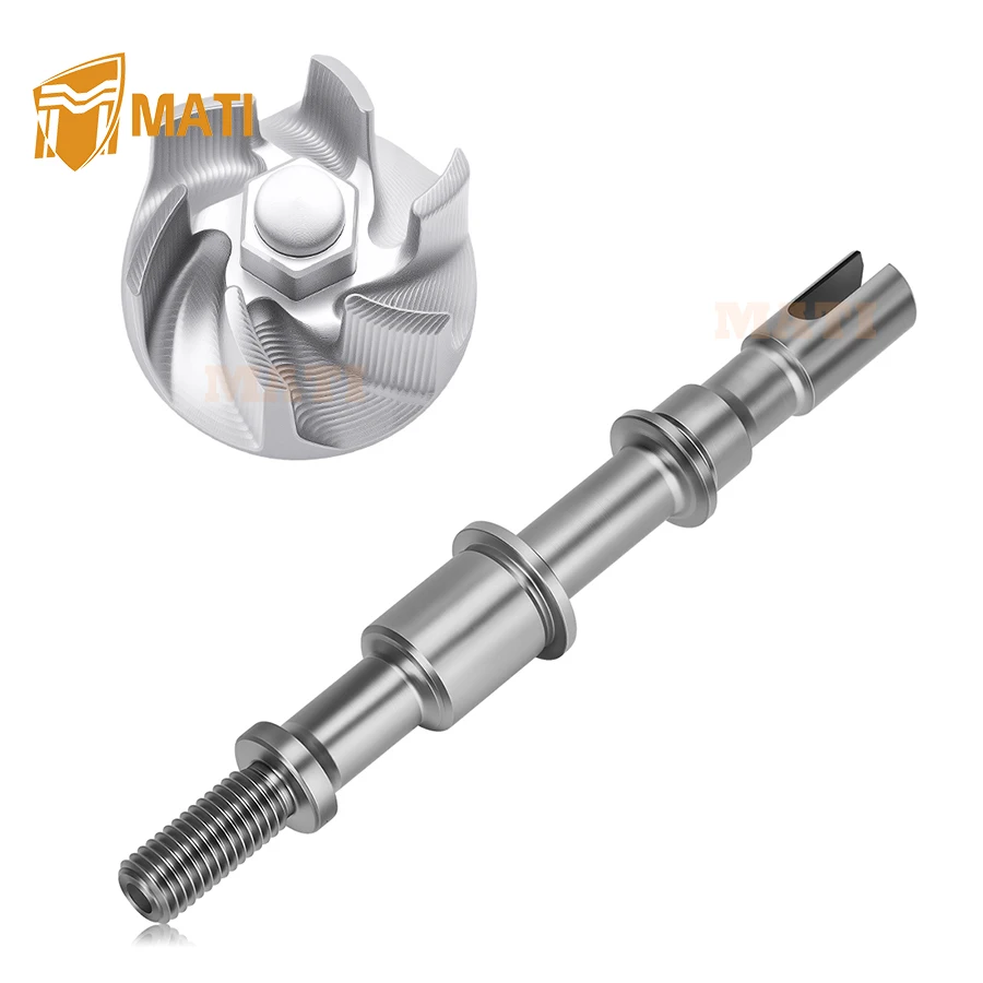 water-pump-shaft-gear-and-cnc-impeller-for-brute-force-300-kvf300-2012-2024-oem-13107-y006-59256-y001