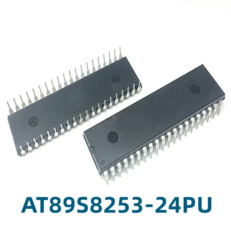 1PCS AT89S8253-24PU AT89S8253 Direct Insert DIP-40 Microcontroller New