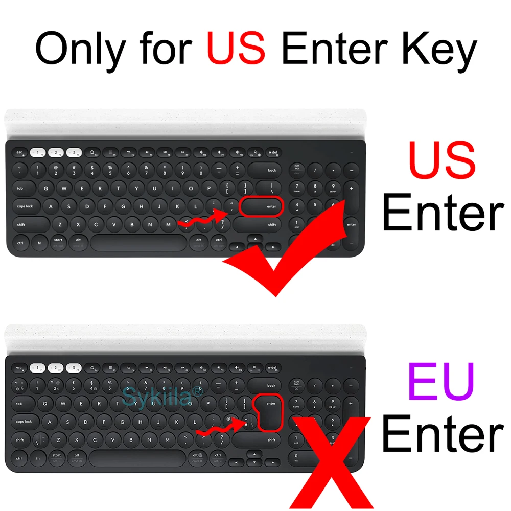 K780 لوحة المفاتيح غطاء ل وجيتك K780 سماعة لاسلكية تعمل بالبلوتوث شفافة واضح فيلم أسود سيليكون واقي TPU الجلد حالة ضئيلة