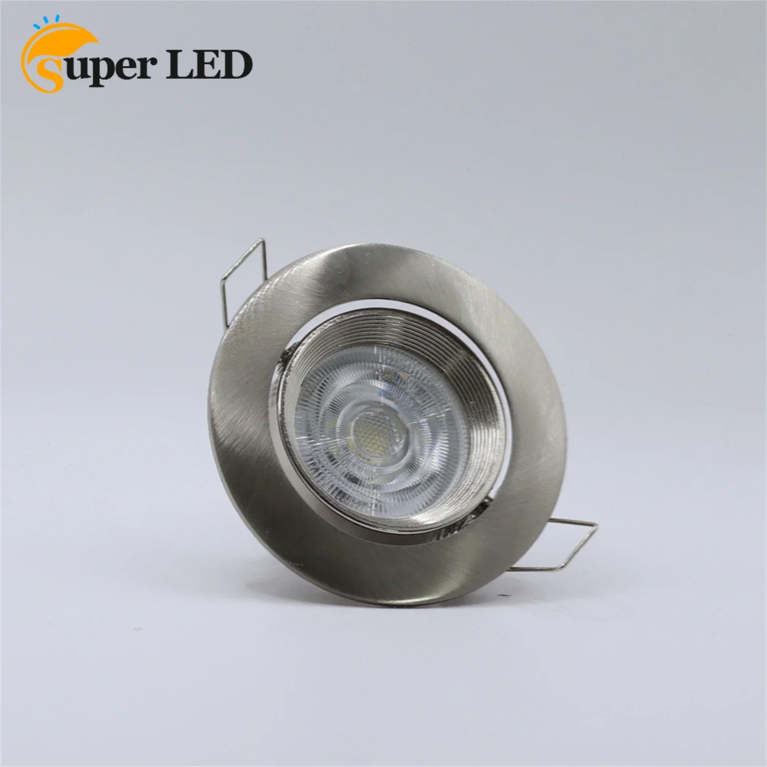 Zinc Alloy Round LED GU10 MR16 GU5.3 Cut Out 75mm Fixture Frame Ceiling LED Downlight Housing