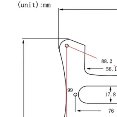 Pre-Wired SSS Pickguard for ST Guitar Platforms with Optimized Wires and Strain Relief for Jack and Potentiometer Hookups
