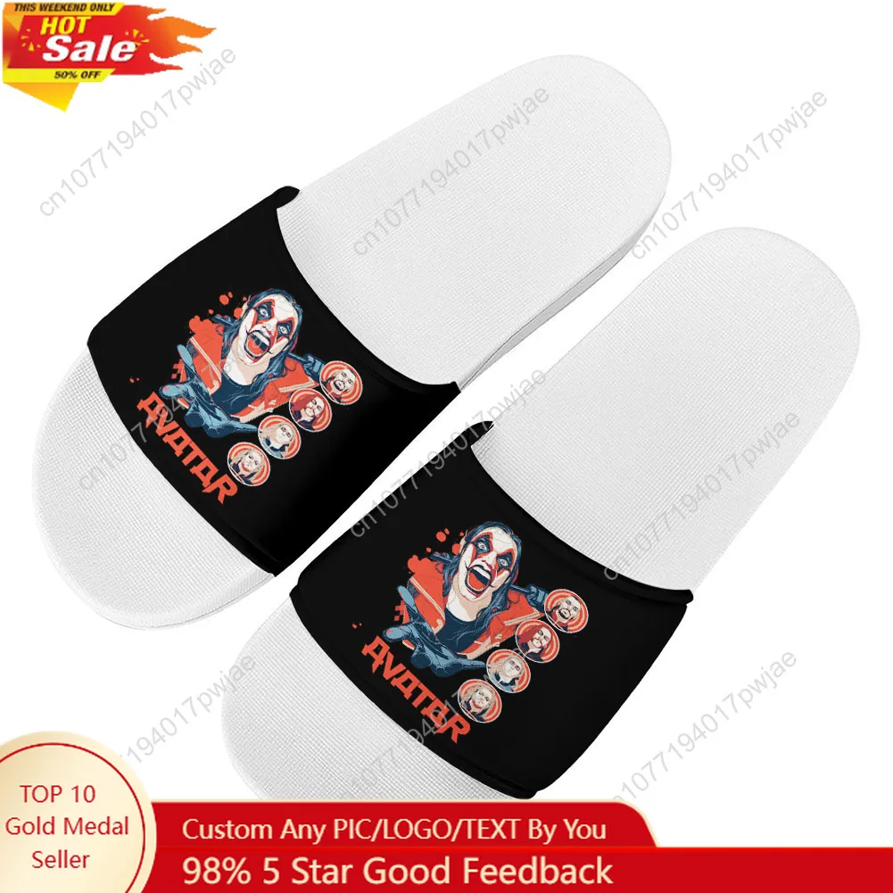 

Avatar Rock Band Slippers Home Water Shoes Mens Womens Summer Slipper Retro street Indoor Outdoor Shower light Pool Sandals