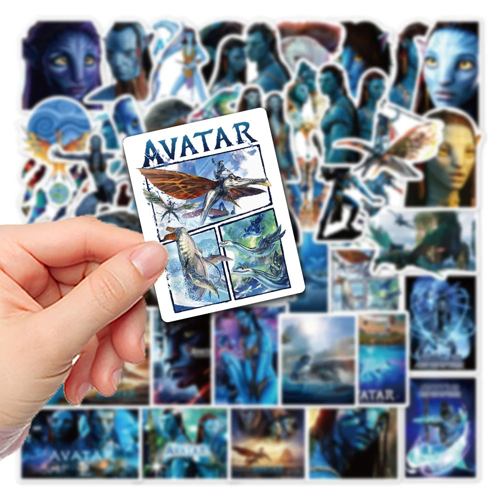 10/30/50PCS Disney Movie Avatar Stickers The Way of Water Decals DIY Skateboard Phone Car Vinyl Cool Cartoon Sticker for Kids